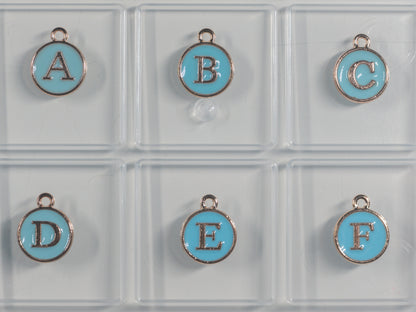 Médaillon Turquoise Pastel & Doré