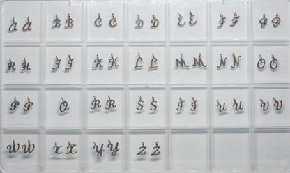Pendentifs Lettres - Argenté