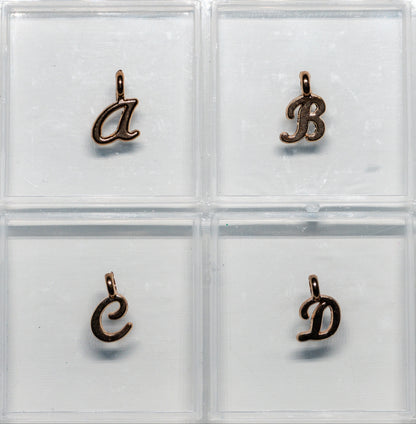 Pendentifs Lettres - Doré
