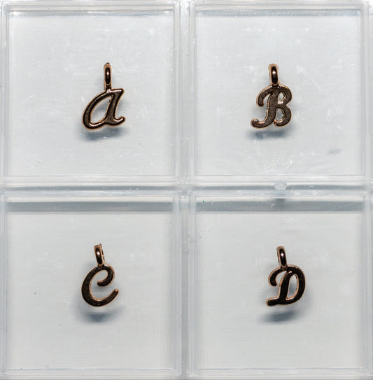 Pendentifs Lettres - Doré