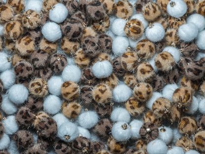 Pompons Léopard