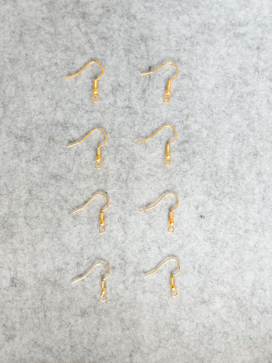 Crochets boucles d'oreilles Doré